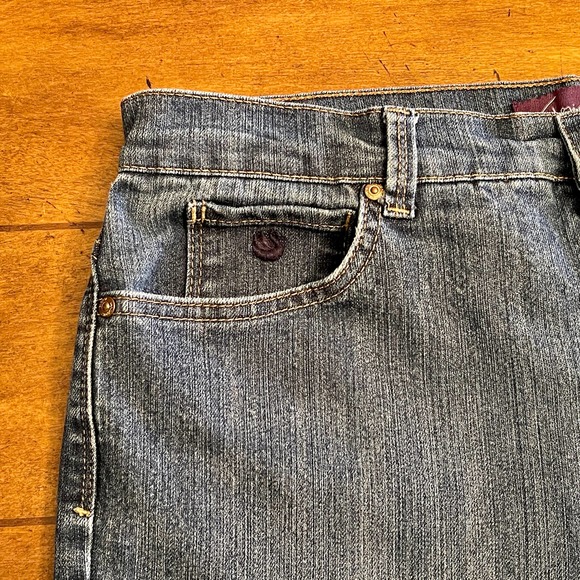 Gloria Vanderbilt Amanda Jeans Women's Sz 12 Denim Stretch Straight Leg S944-210 - Picture 8 of 10